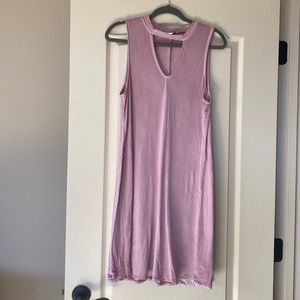 American Eagle Outfitters Mauve Casual Midi Halter Dress